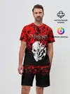 Мужской костюм с шортами / Overlord Skull red