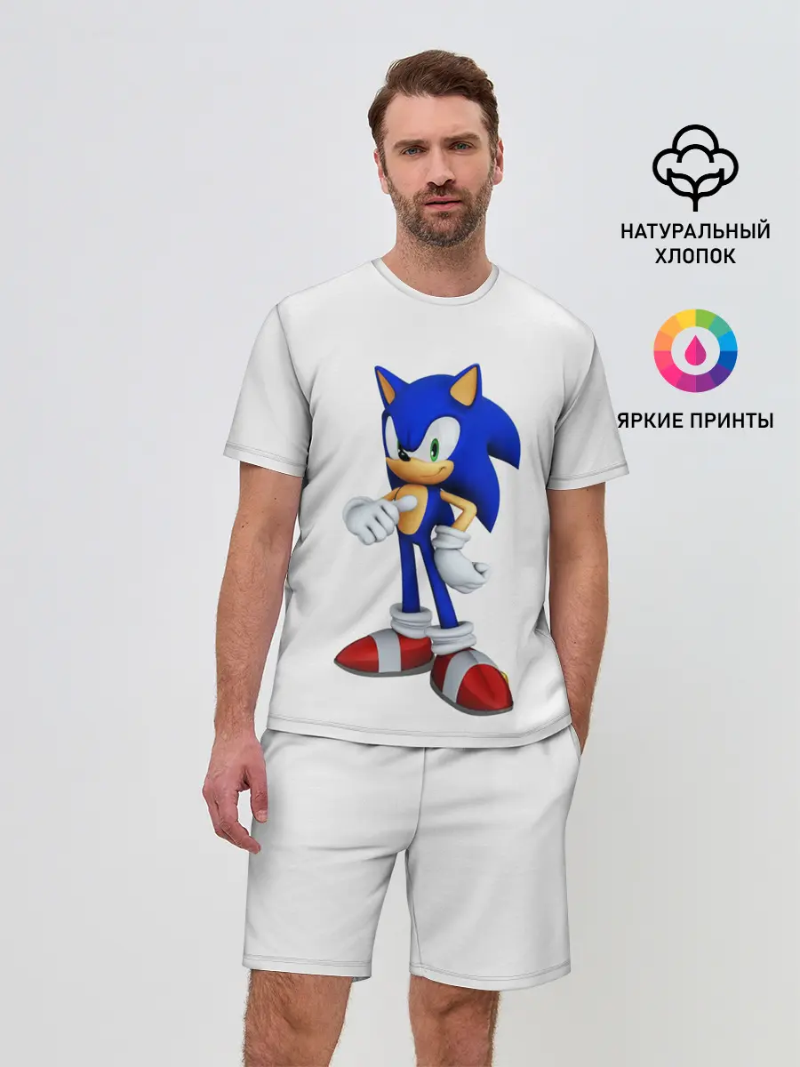 Мужской костюм с шортами / Sonic