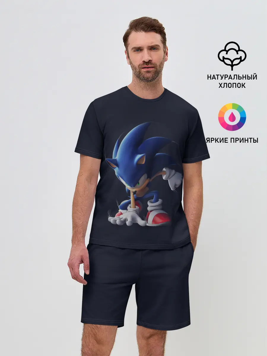 Мужской костюм с шортами / Sonic