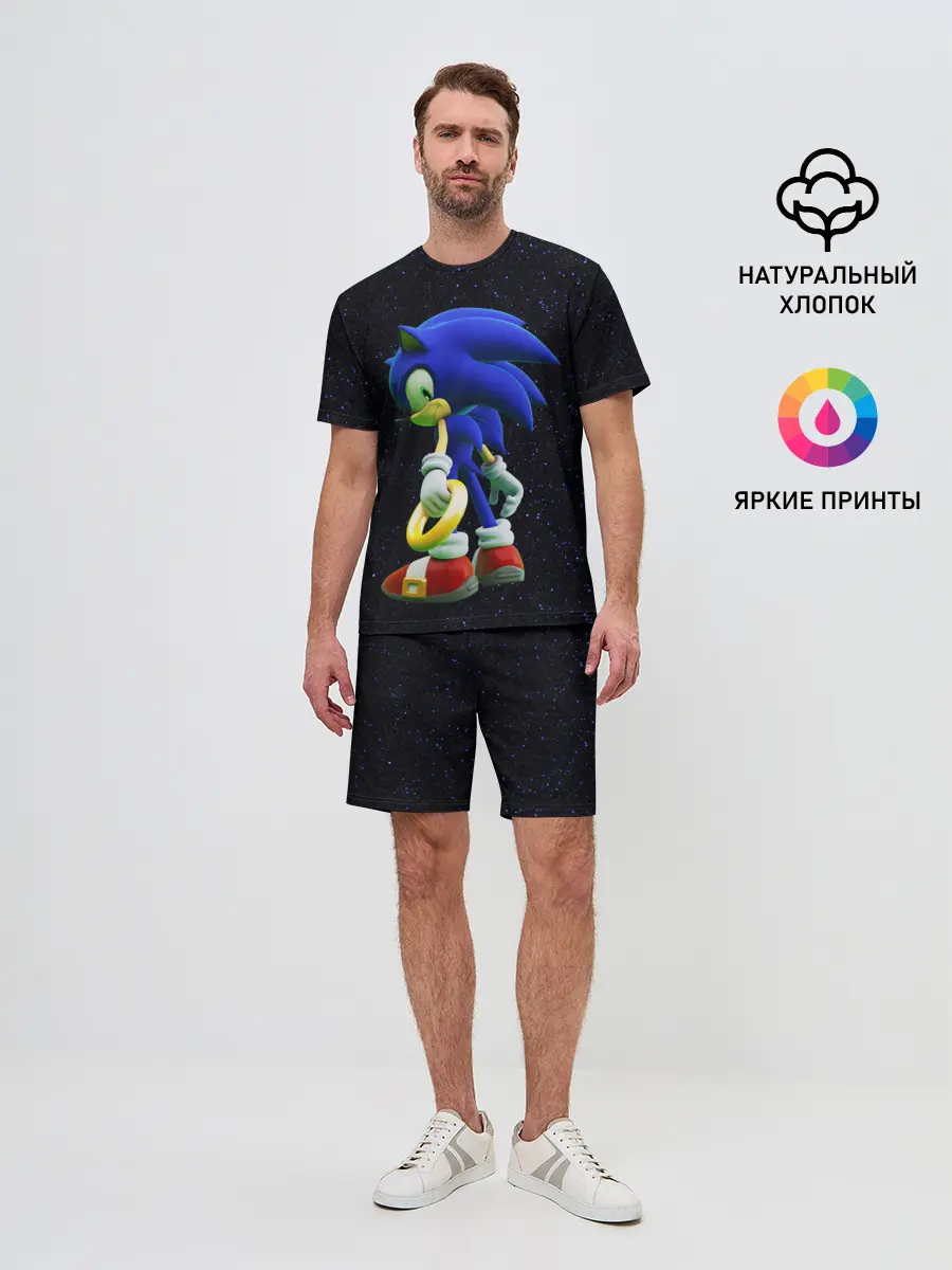 Мужской костюм с шортами / Sonic