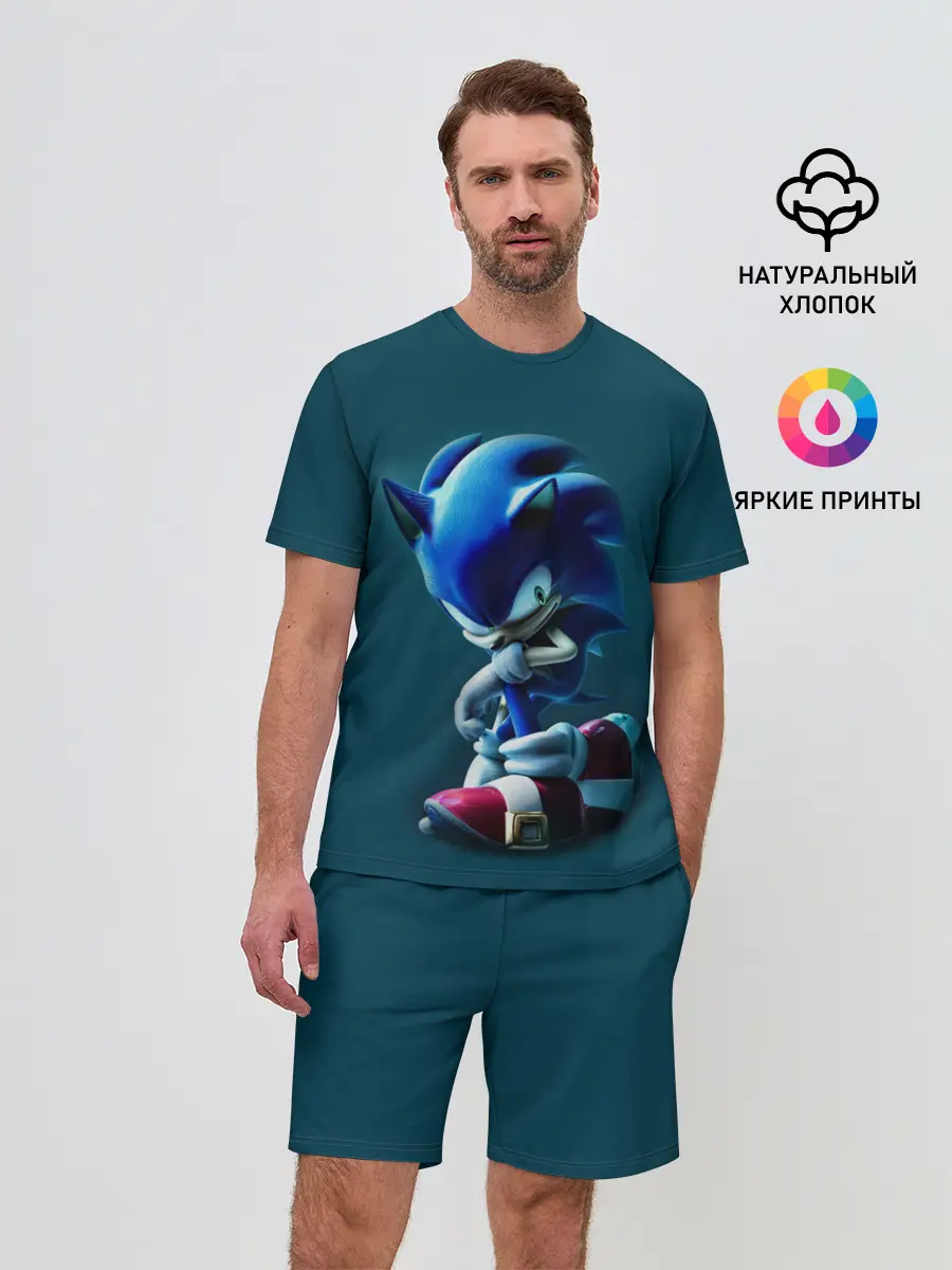 Мужской костюм с шортами / Sonic