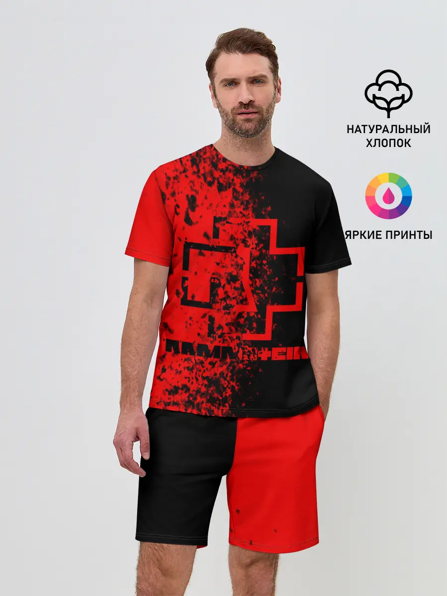 Мужской костюм с шортами / Rammstein.