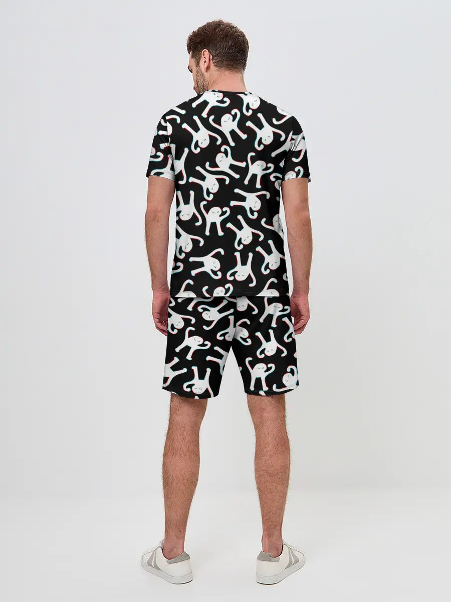 Мужской костюм с шортами / ЪУЪ СЪУКА ГЛИТЧ