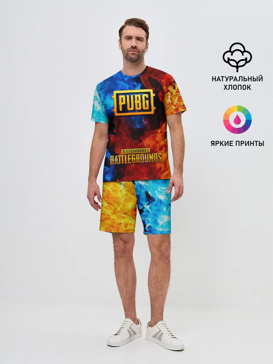 Мужской костюм с шортами / PUBG