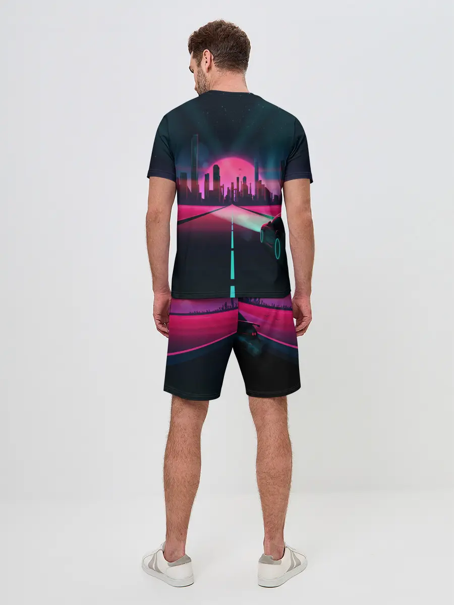 Мужской костюм с шортами / НЕОНОВЫЙ ГОРОД