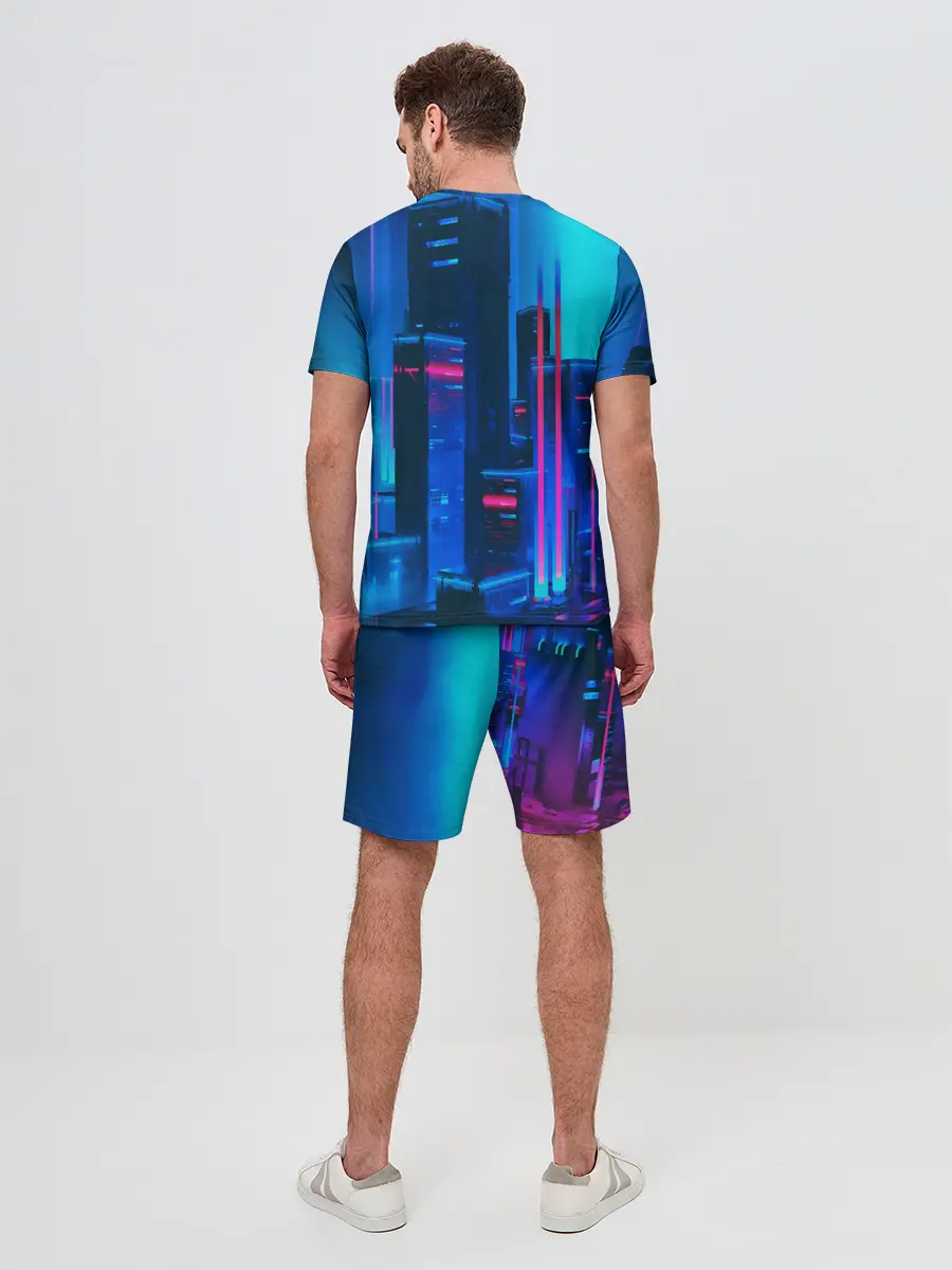 Мужской костюм с шортами / НОЧНОЙ ГОРОД