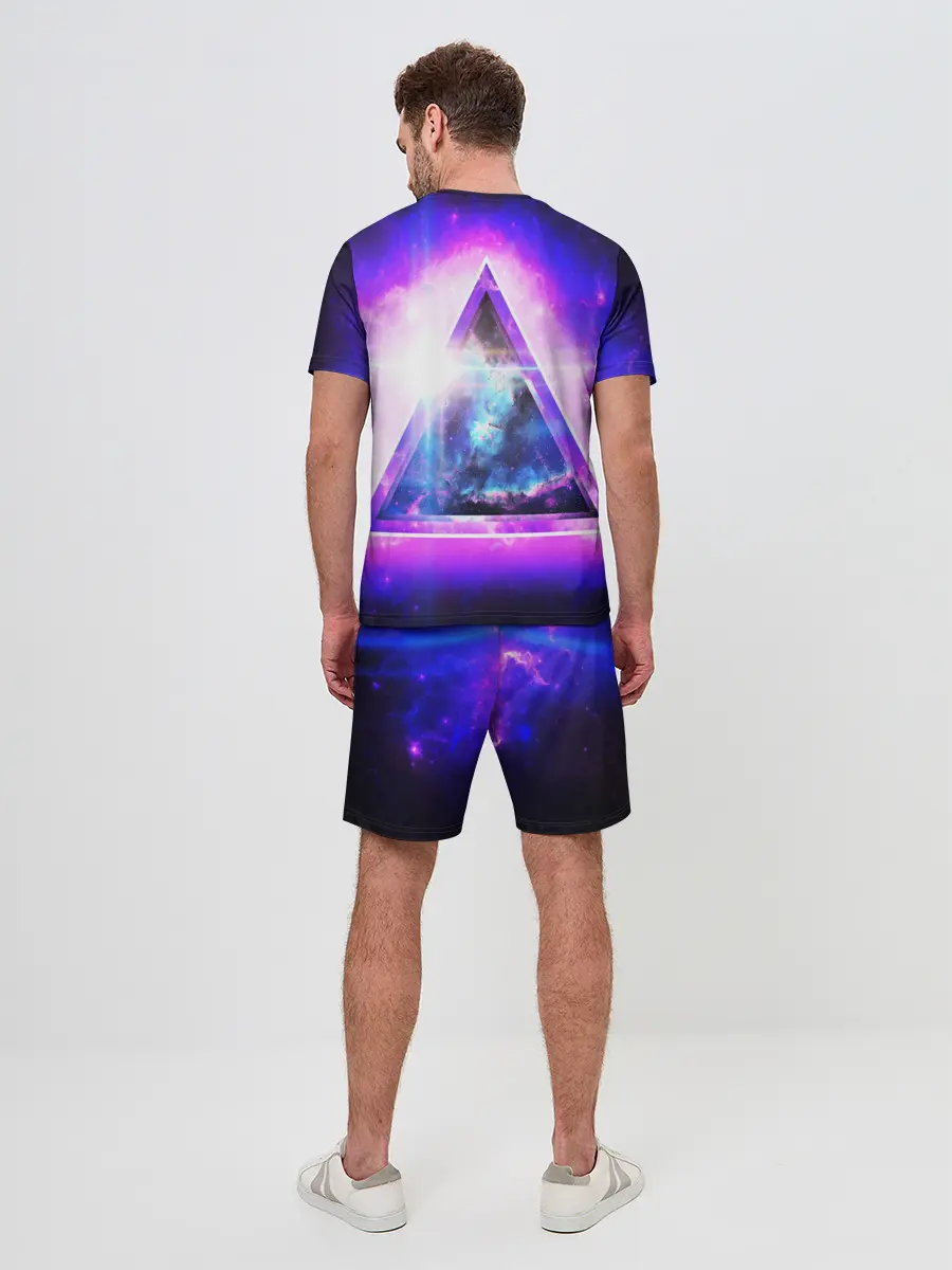 Мужской костюм с шортами / КОСМИЧЕСКИЙ ТРЕУГОЛЬНИК