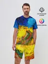 Мужской костюм с шортами / ВАНГОГ НОЧНОЕ ПОЛЕ