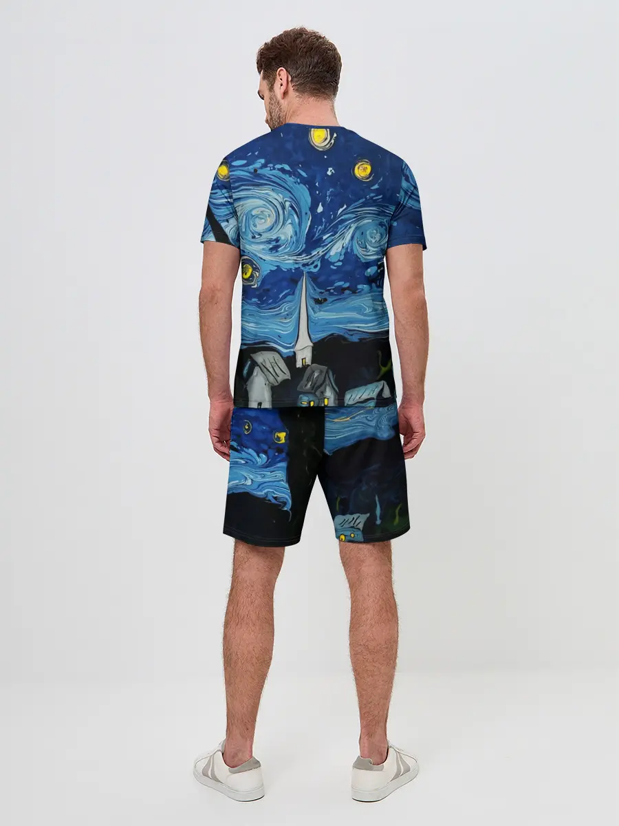 Мужской костюм с шортами / ЗВЁЗДНАЯ НОЧЬ ВАНГОГ