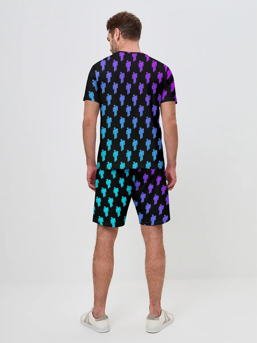 Мужской костюм с шортами / BILLIE EILISH PATTERN