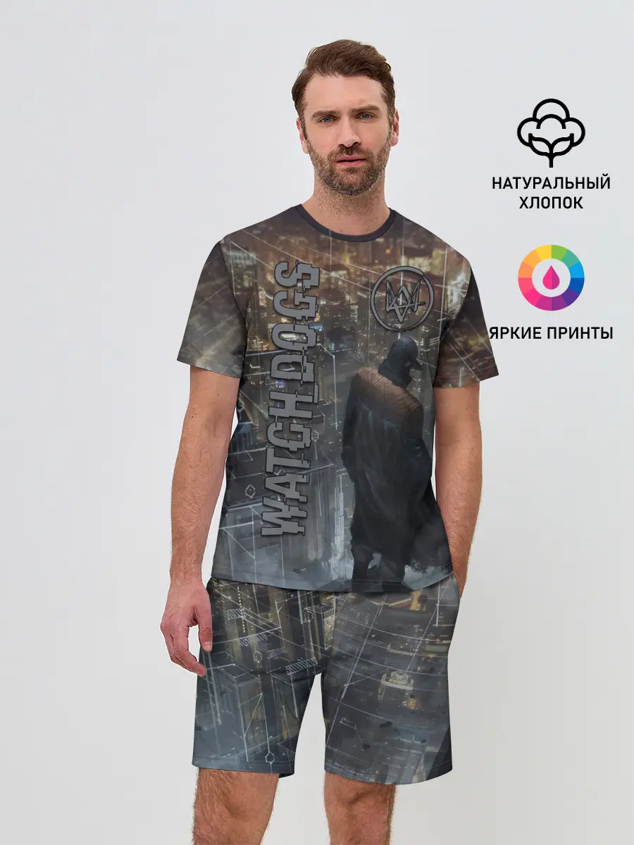 Мужской костюм с шортами / Watch Dogs