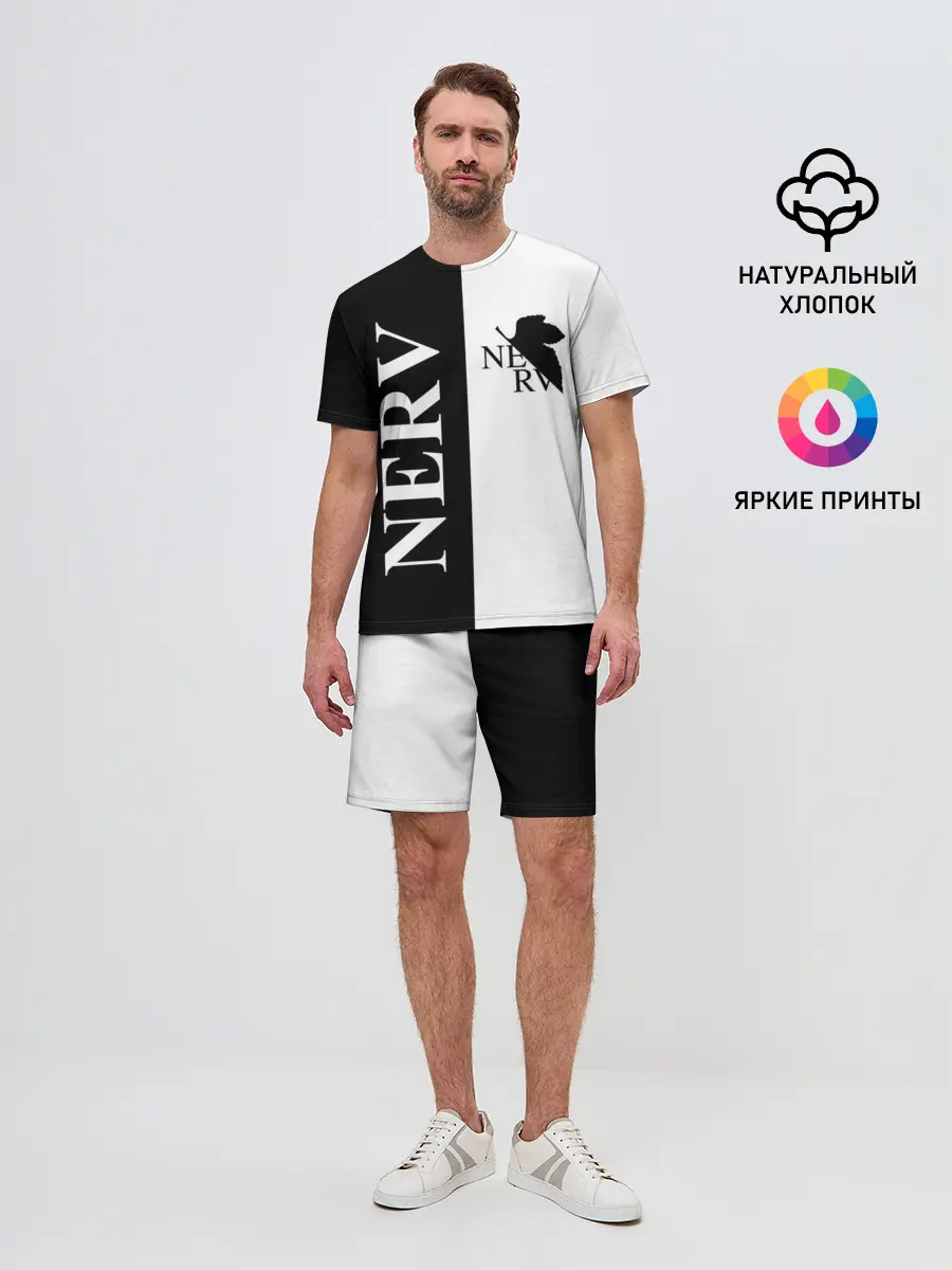 Мужской костюм с шортами / Nerv black