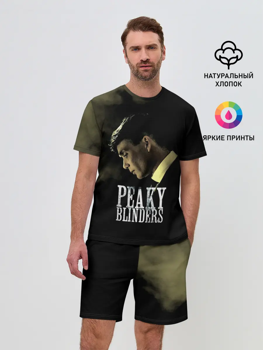 Мужской костюм с шортами / Острые козырьки