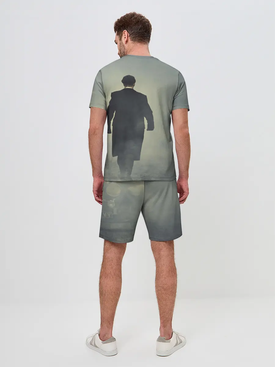 Мужской костюм с шортами / Острые козырьки