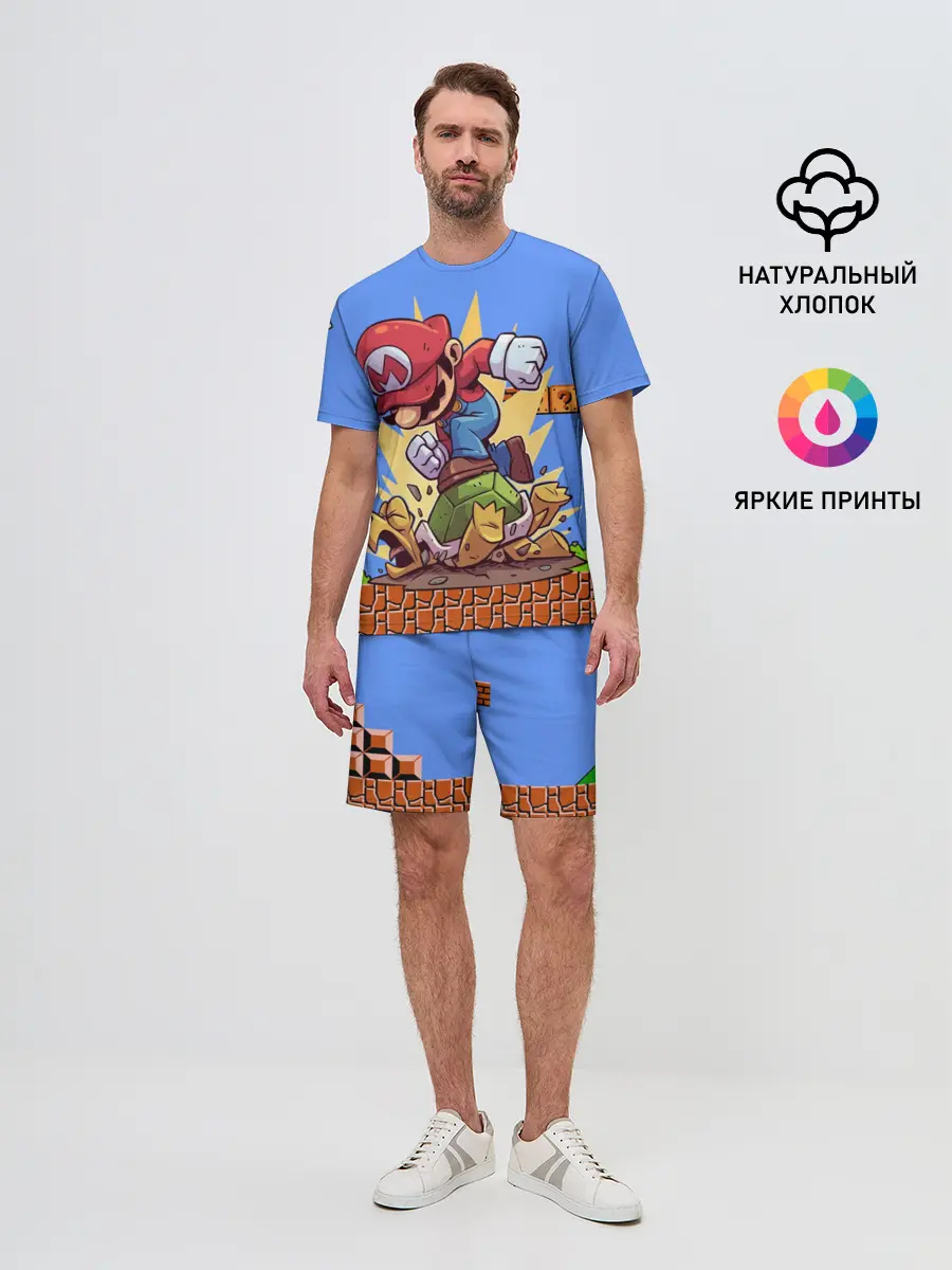 Мужской костюм с шортами / Марио