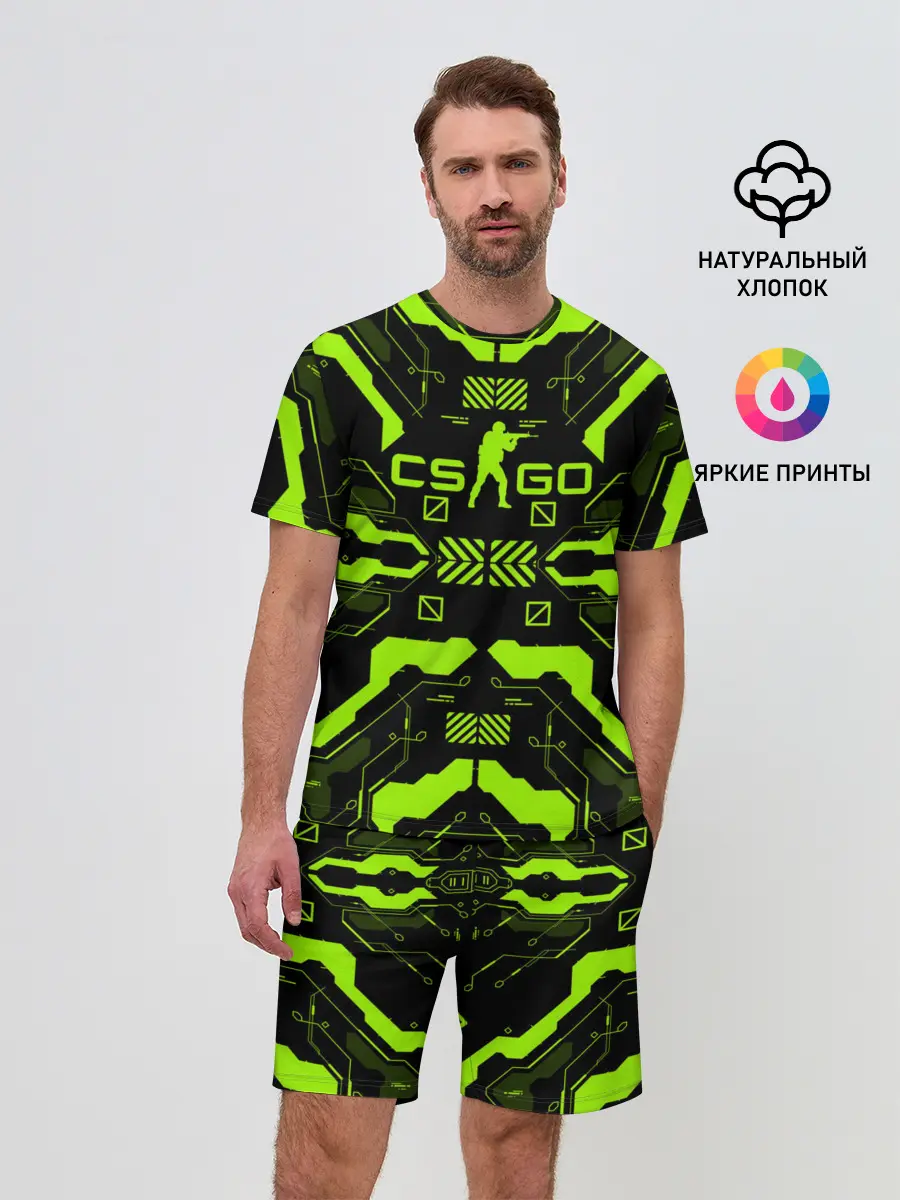 Мужской костюм с шортами / CS GO