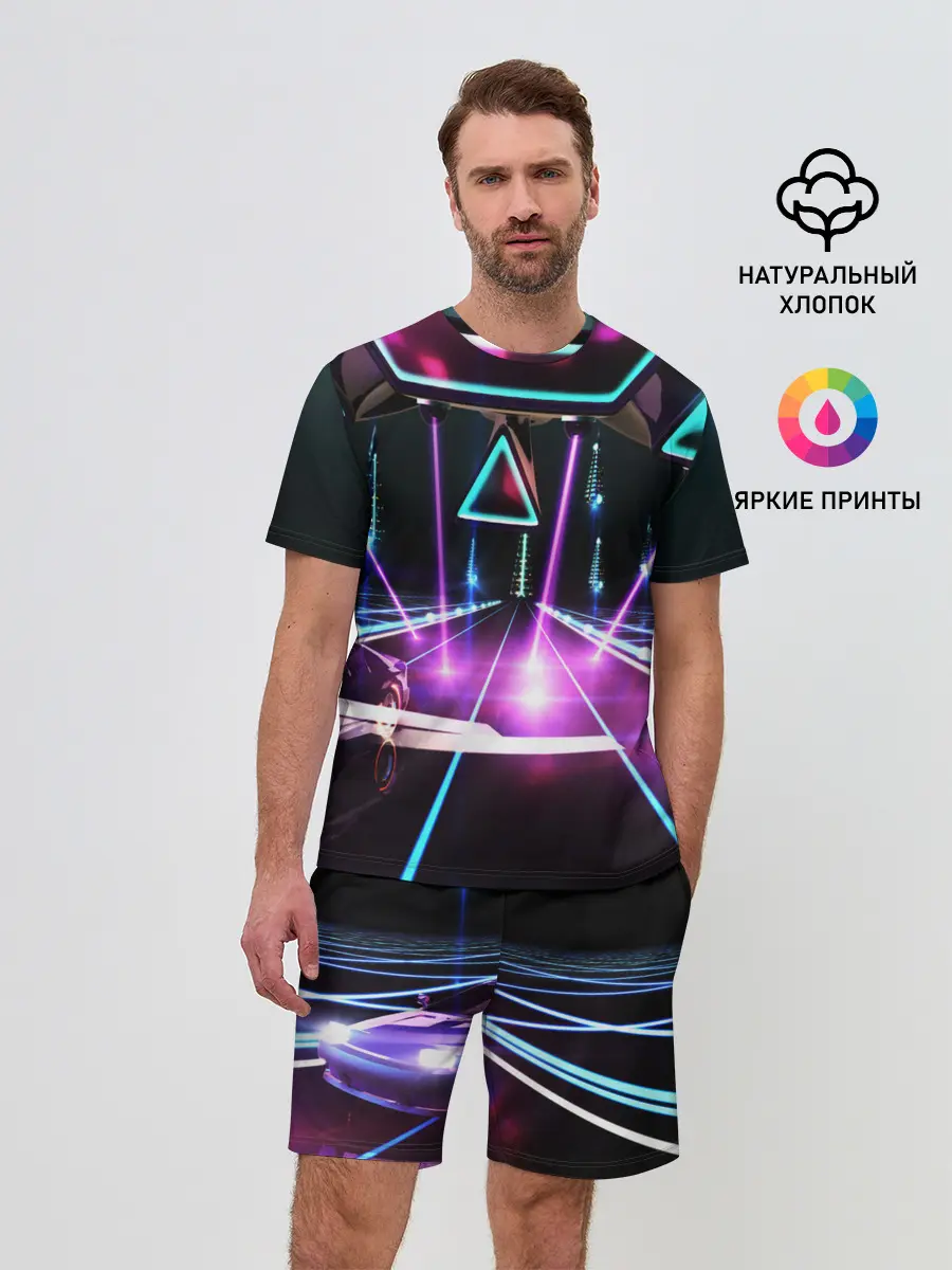 Мужской костюм с шортами / КИБЕРГОРОД