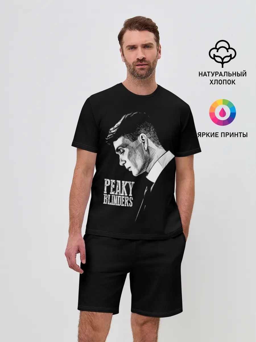 Мужской костюм с шортами / Острые козырьки