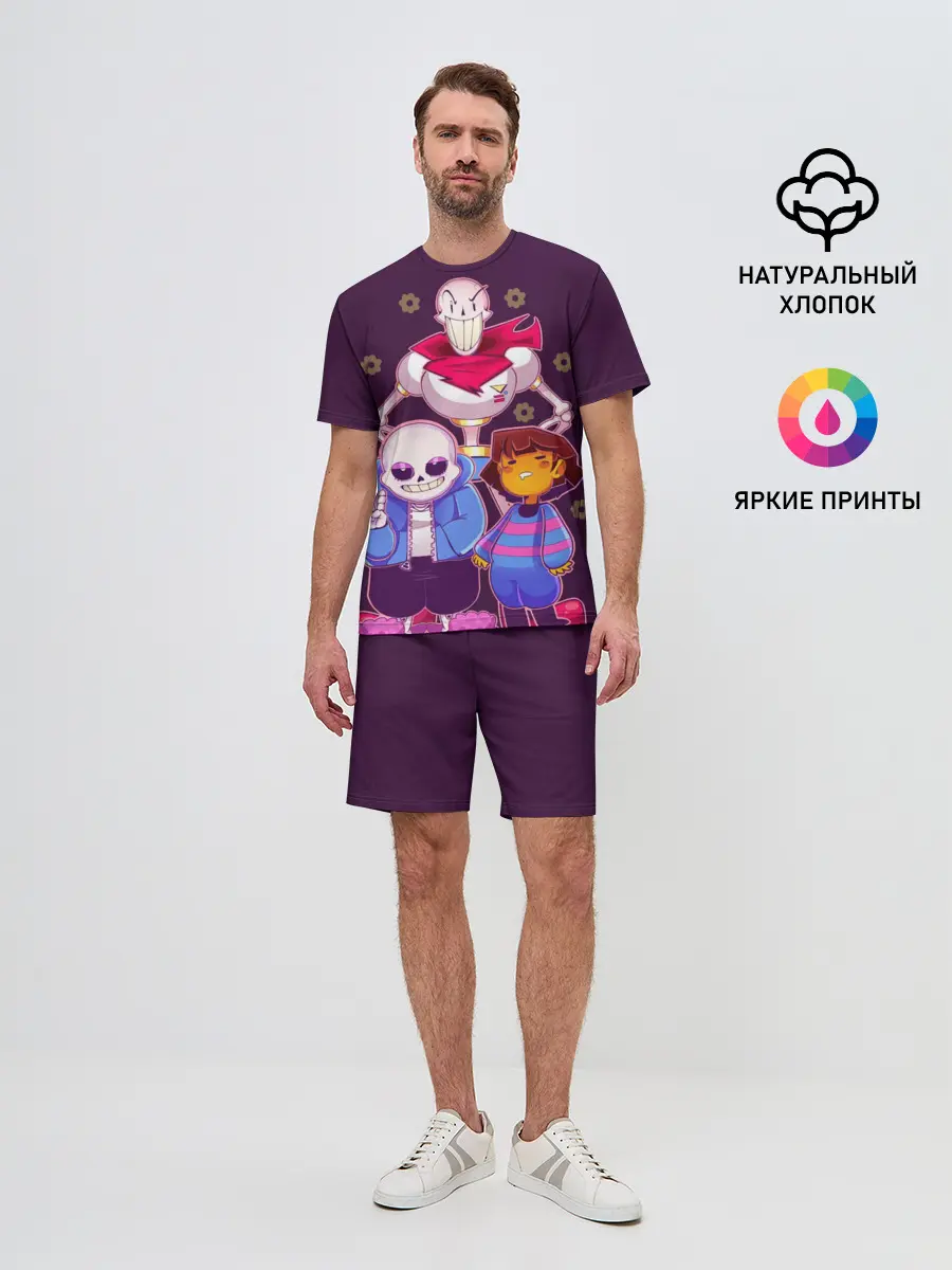 Мужской костюм с шортами / Персонажи Undertale