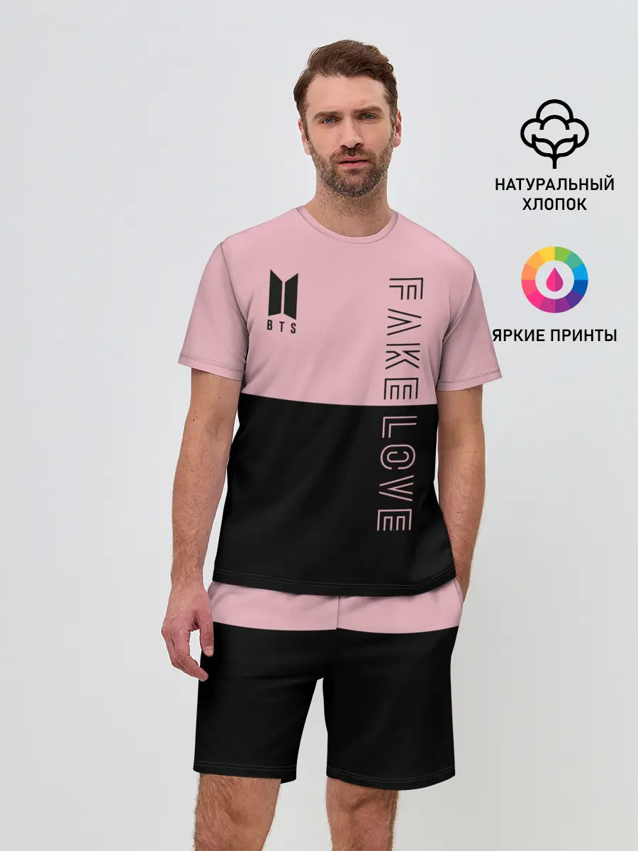 Мужской костюм с шортами / BTS Fake Love