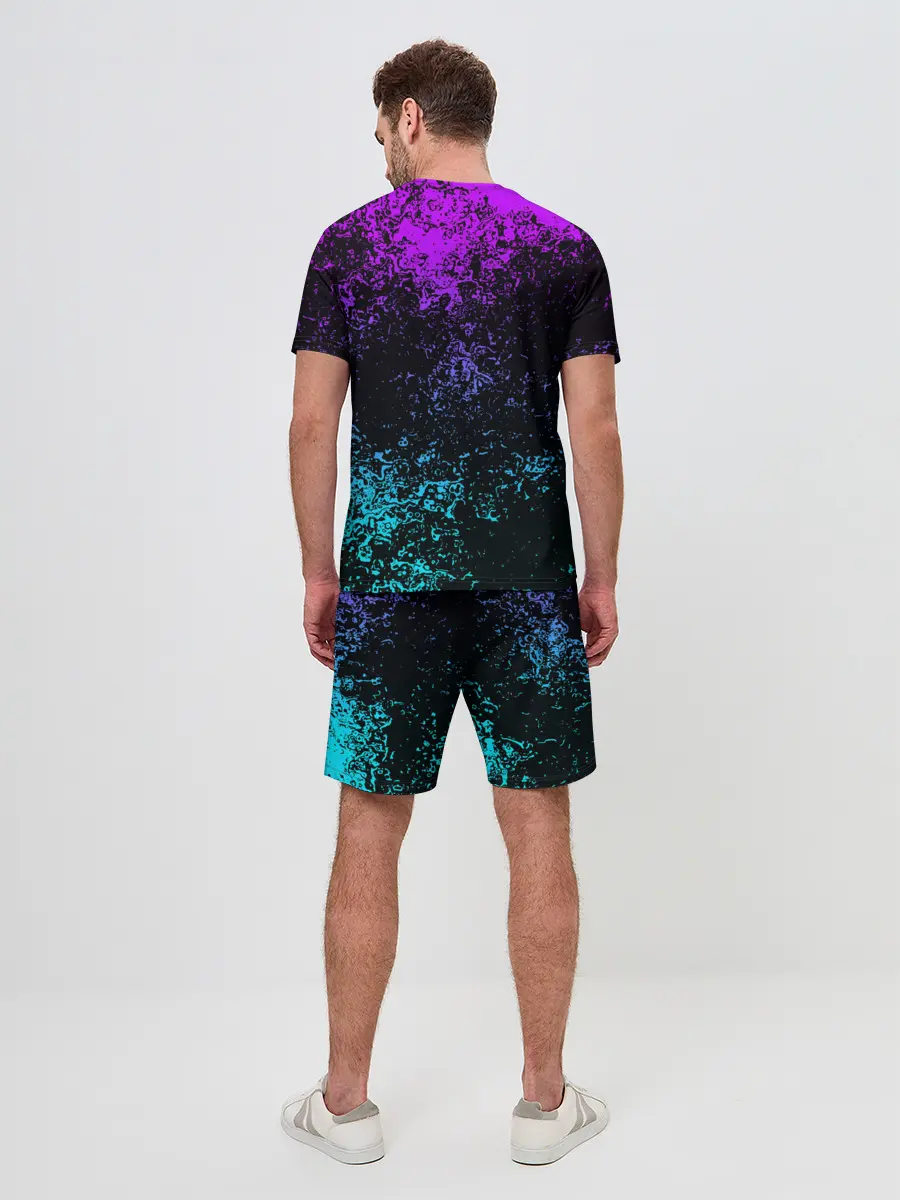 Мужской костюм с шортами / БРЫЗГИ КРАСОК