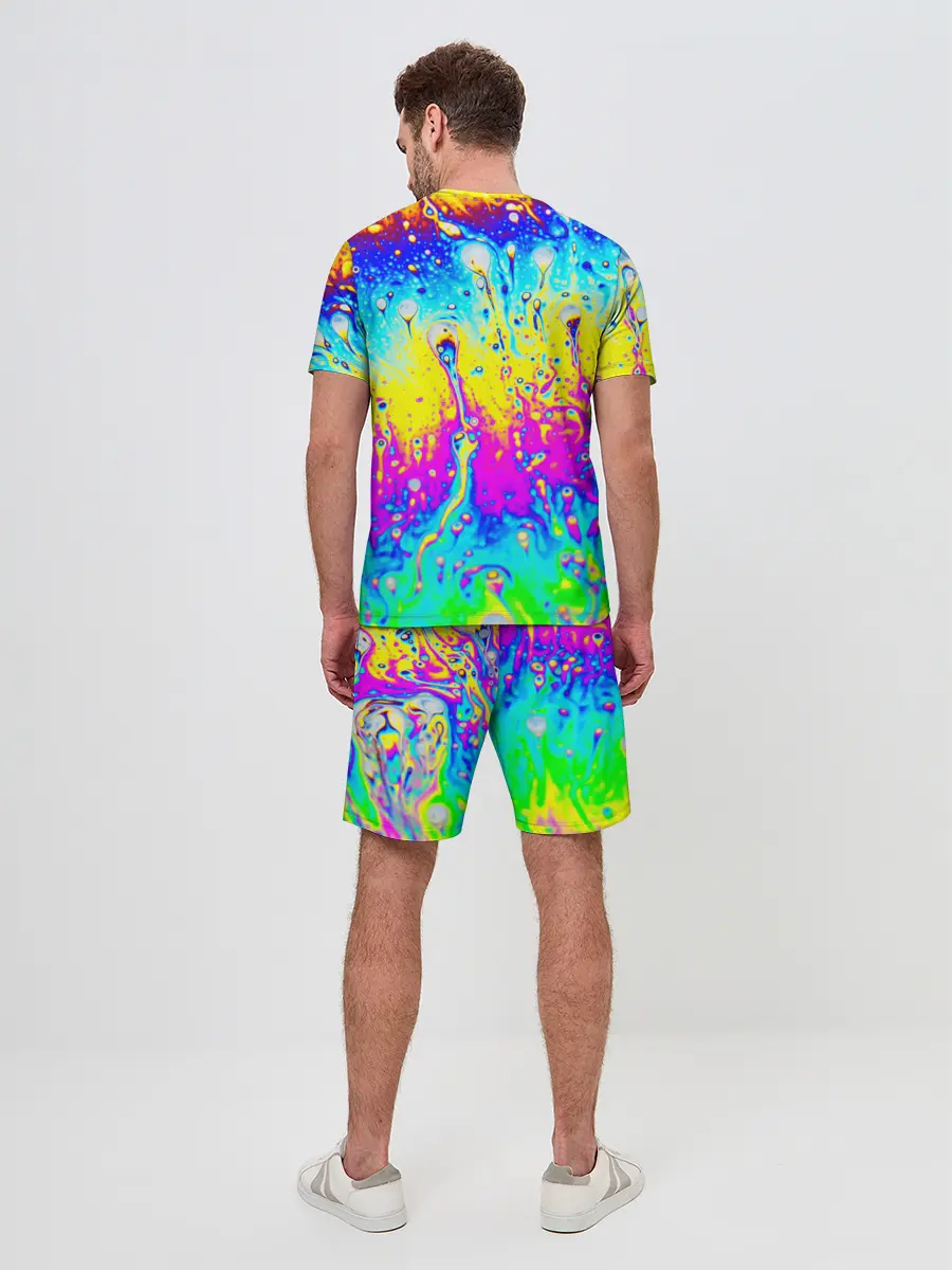 Мужской костюм с шортами / КИСЛОТНЫЙ СТИЛЬ