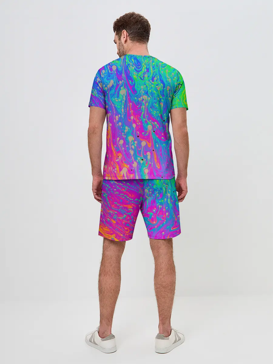Мужской костюм с шортами / НЕОНОВАЯ ПАЛИТРА