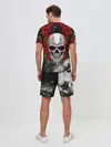 Мужской костюм с шортами / Skull and Roses