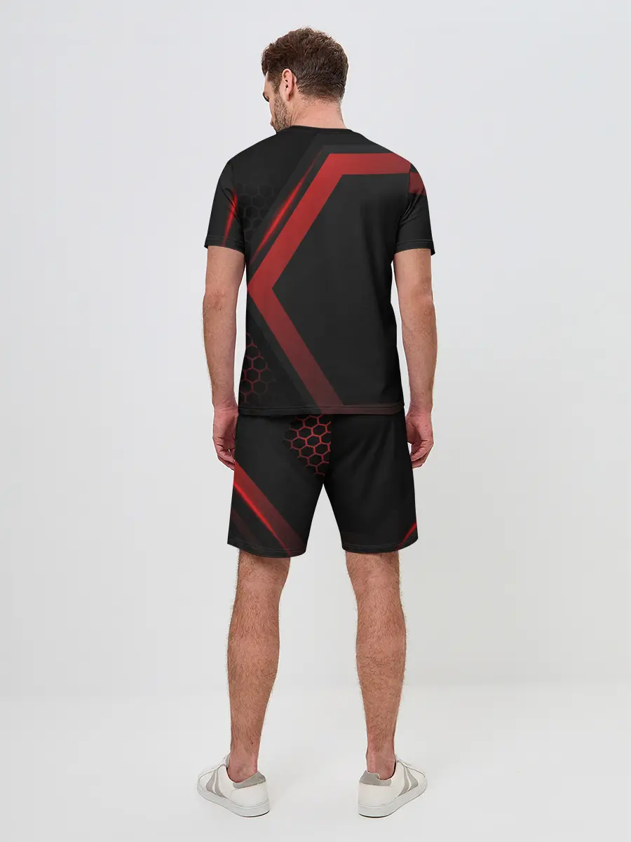 Мужской костюм с шортами / Neon armor