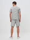 Мужской костюм с шортами / Техно Геометрия