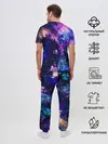 Мужская пижама с брюками / НЕОНОВЫЕ КОСМОС / NEON SPACE