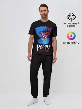 Мужская пижама с брюками / Poppy Playtime, Huggy Wuggy