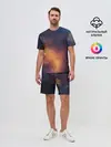 Мужской костюм с шортами / Космос