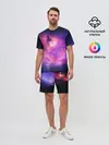 Мужской костюм с шортами / Космос