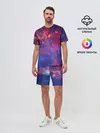 Мужской костюм с шортами / Космос