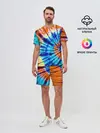 Мужской костюм с шортами / Tie dye