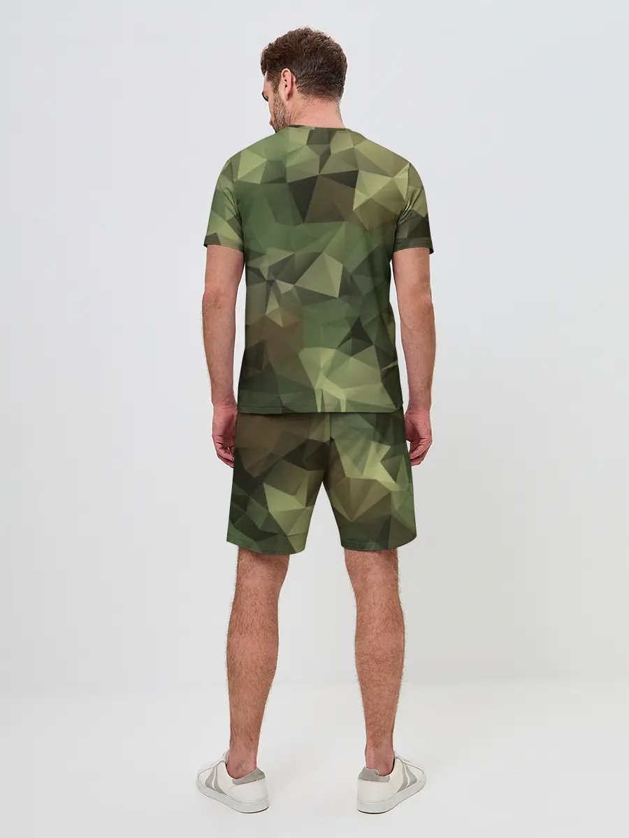 Мужской костюм с шортами / Камуфляж