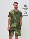 Мужской костюм с шортами / Камуфляж
