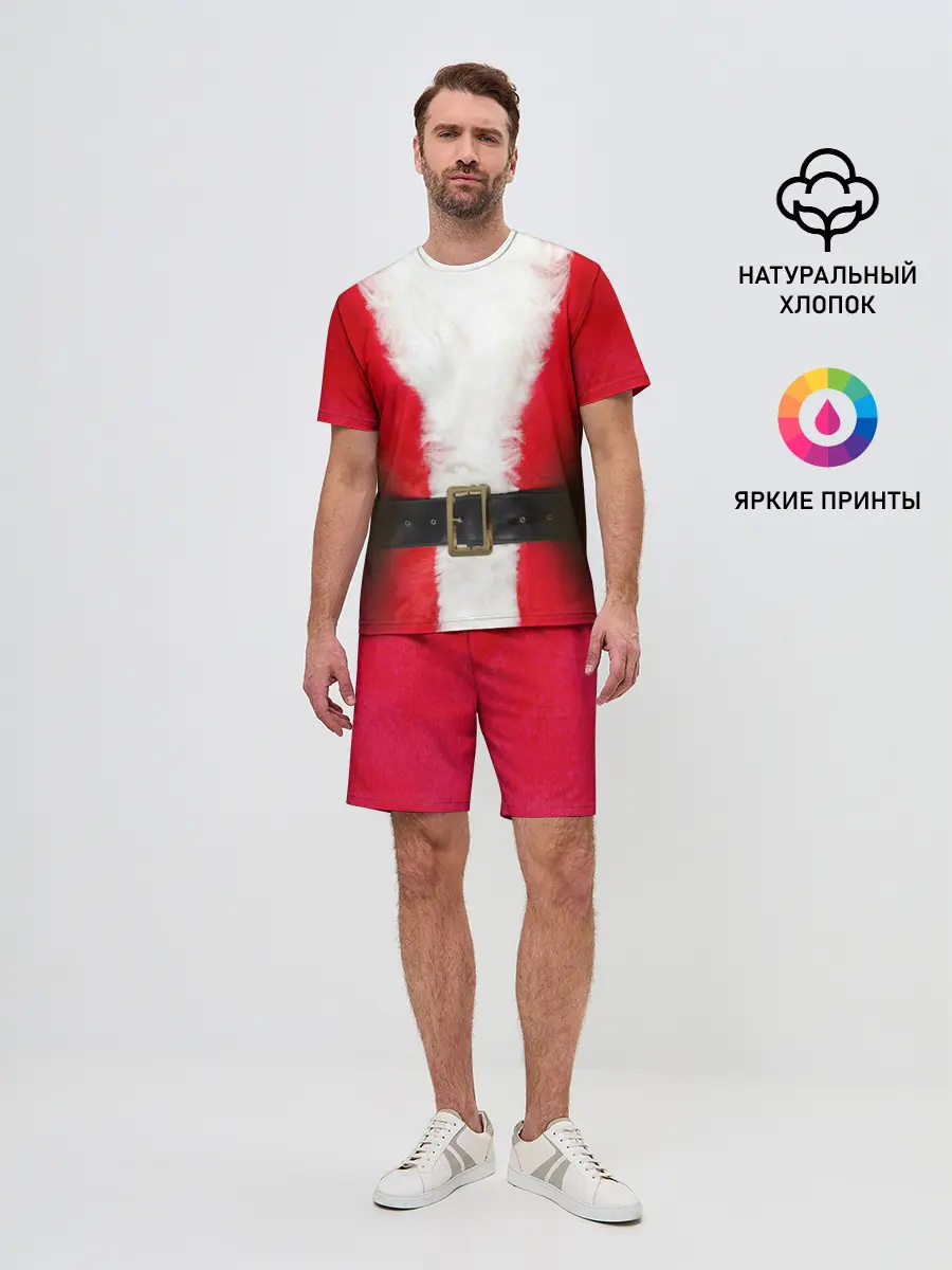 Мужской костюм с шортами / Дед мороз