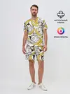 Мужской костюм с шортами / Обезьянки и бананы
