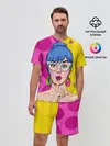 Мужской костюм с шортами / POP ART