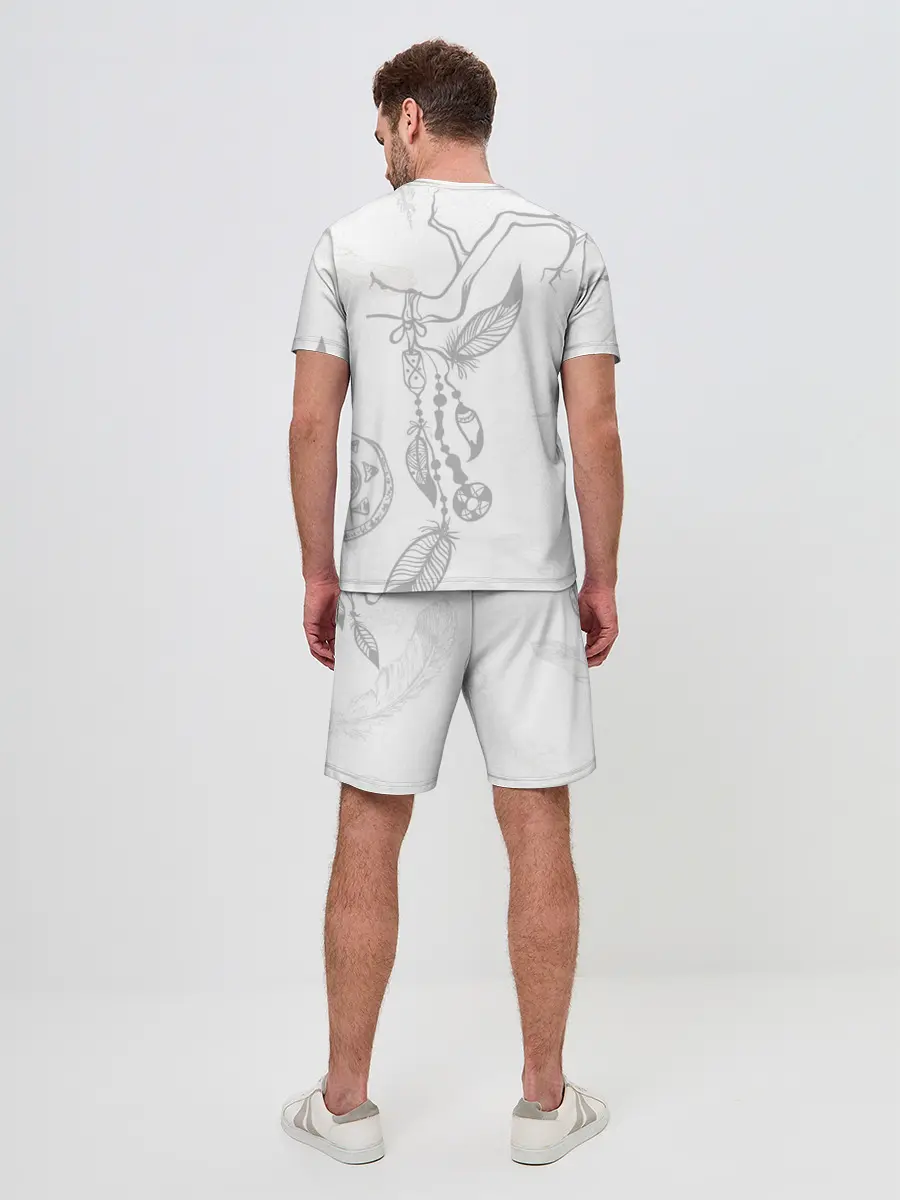 Мужской костюм с шортами / Волк