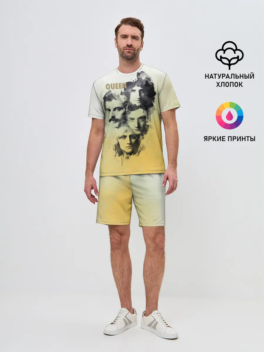 Мужской костюм с шортами / Queen группа