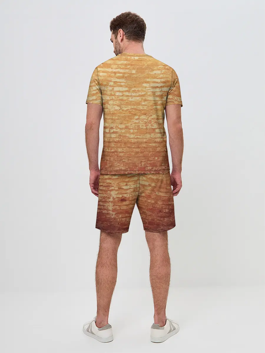 Мужской костюм с шортами / Плакат СССР 1