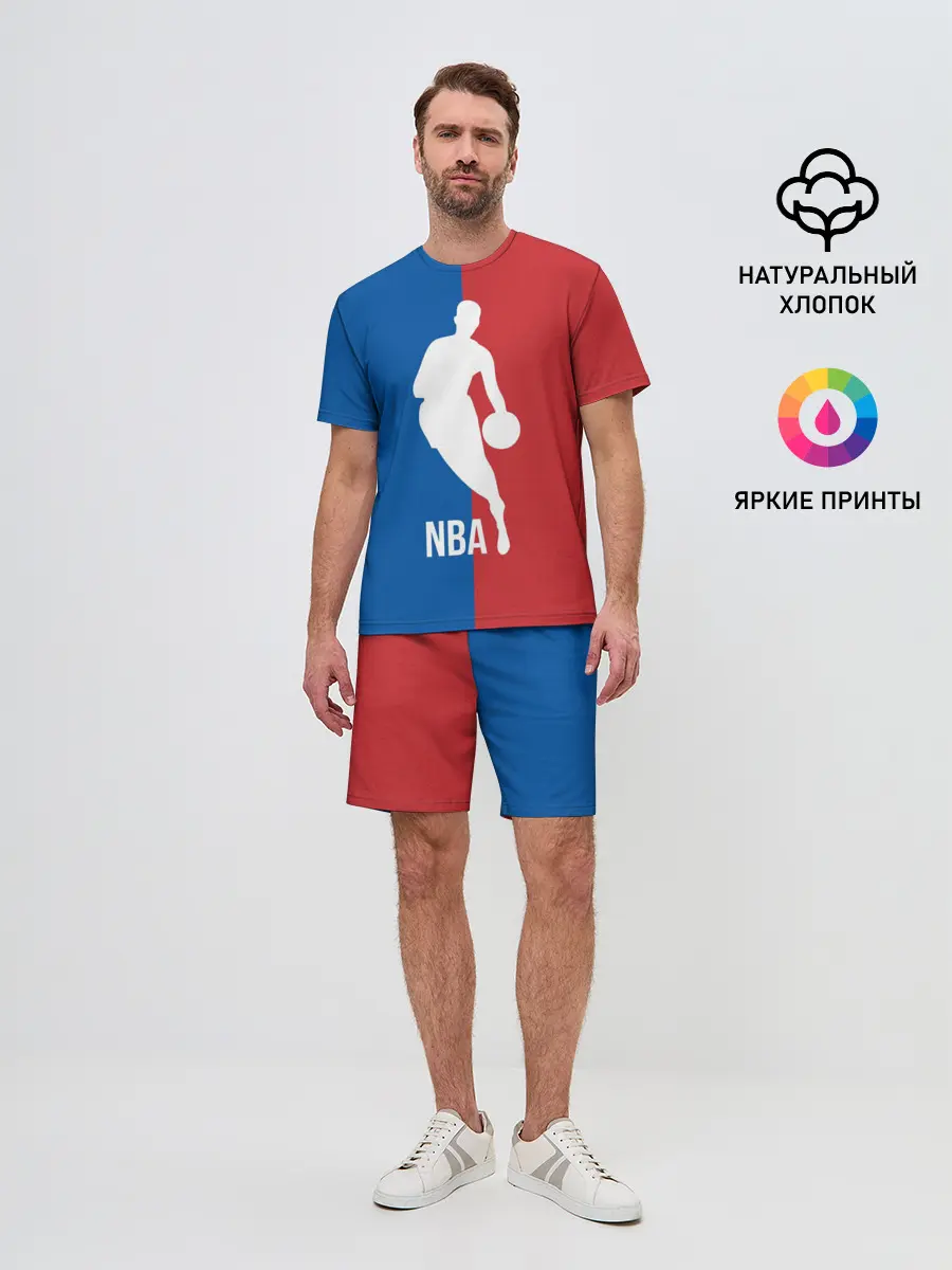 Мужской костюм с шортами / Эмблема NBA