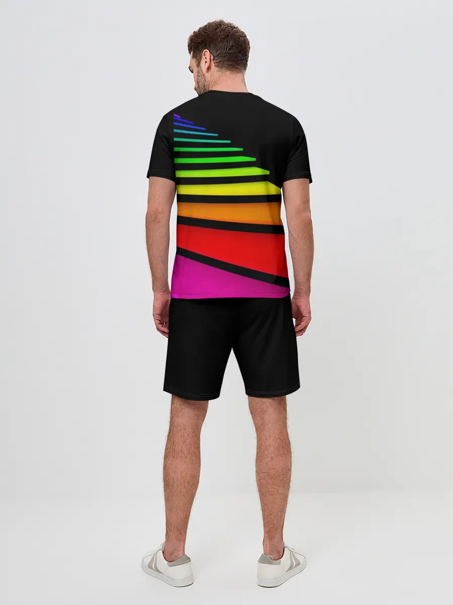 Мужской костюм с шортами / Лестница