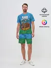 Мужской костюм с шортами / ВДВ медведь
