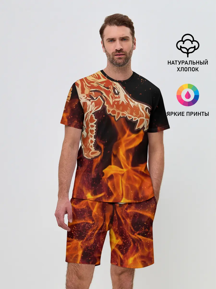 Мужской костюм с шортами / Вой