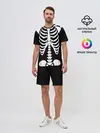 Мужской костюм с шортами / Скелет