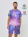 Мужской костюм с шортами / Галактика